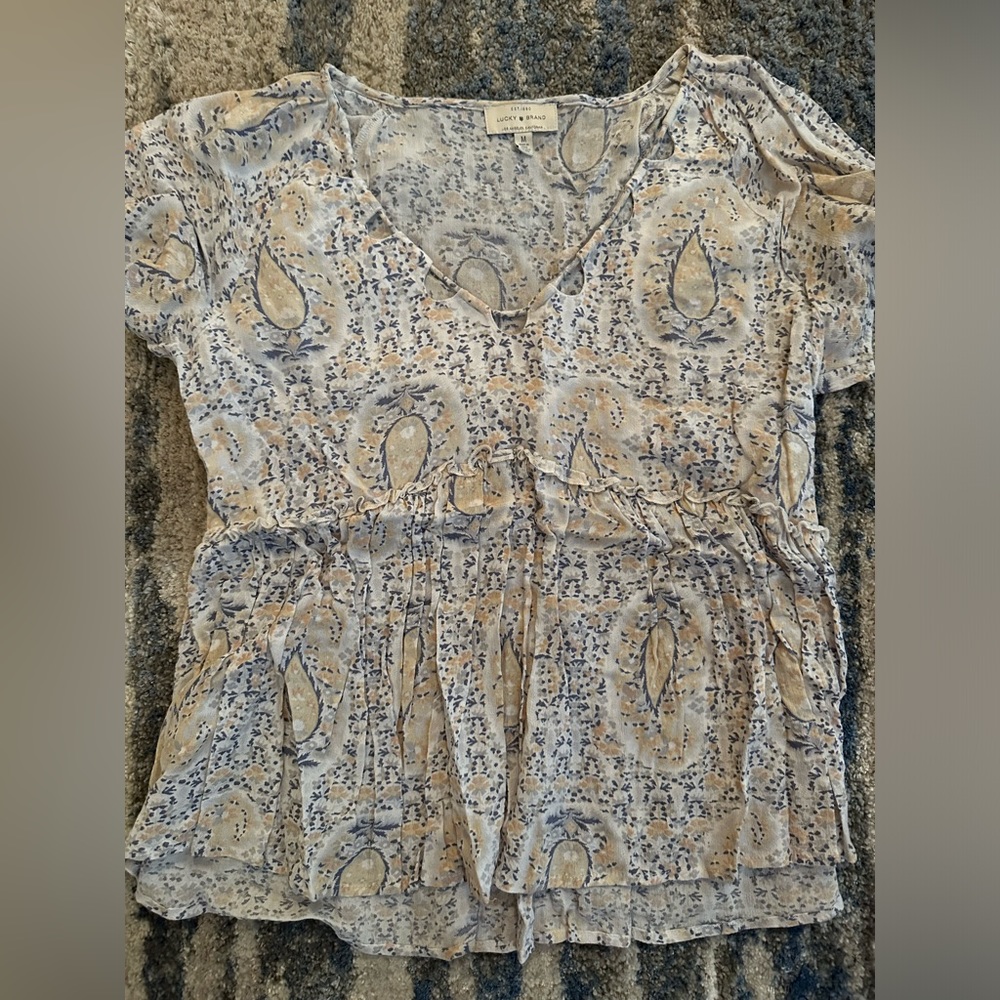 Lucky brand women’s short shirt